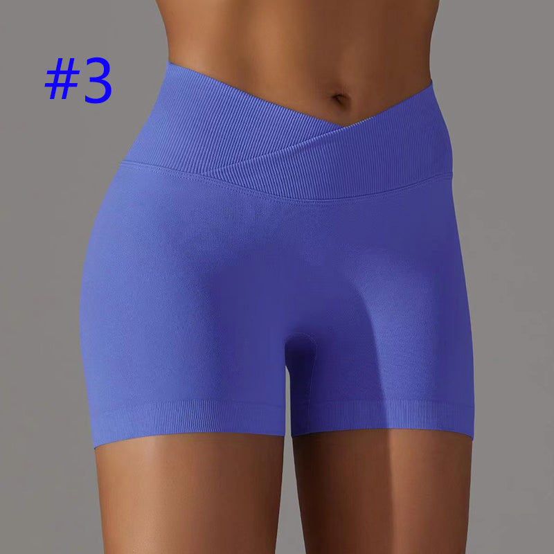 PXA35U Tight hip lift fitness pants yoga shorts