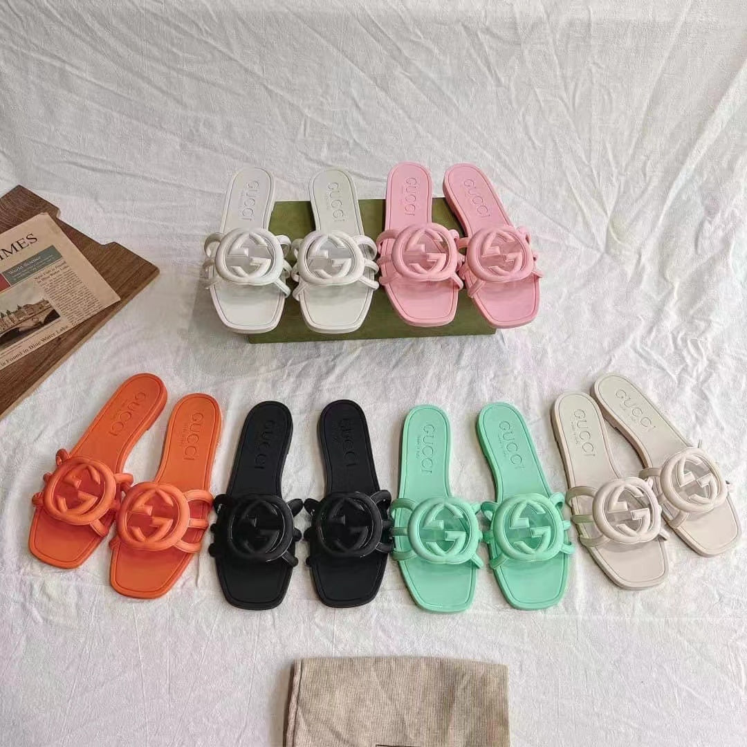 14B219Z High quality leather Slippers