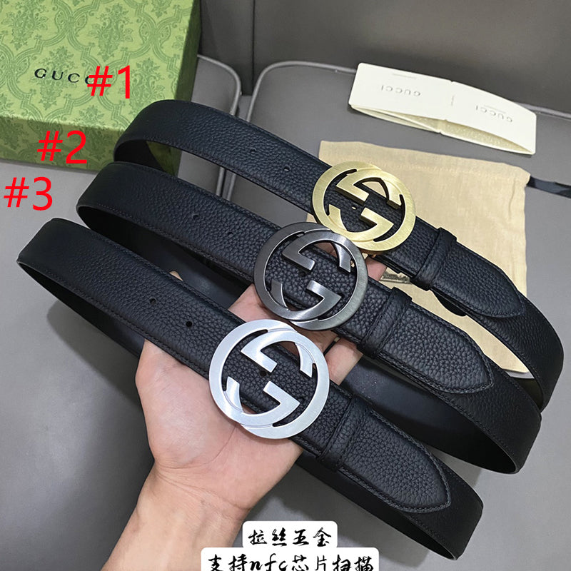 14B22P   (High quality leather belt With full package)