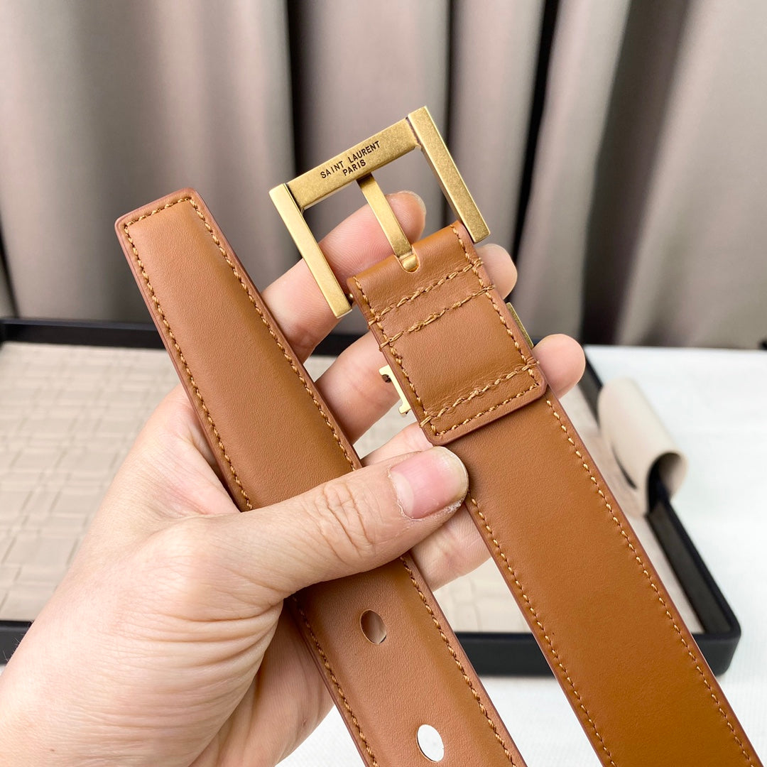 14SL38P   (High quality leather belt With full package)