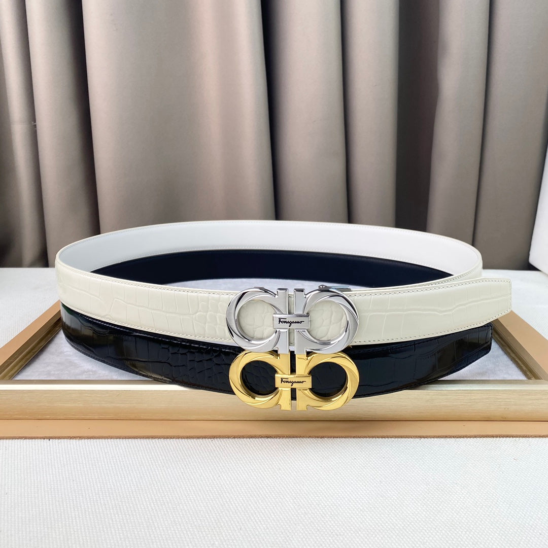 14A102P   (High quality leather belt With full package)