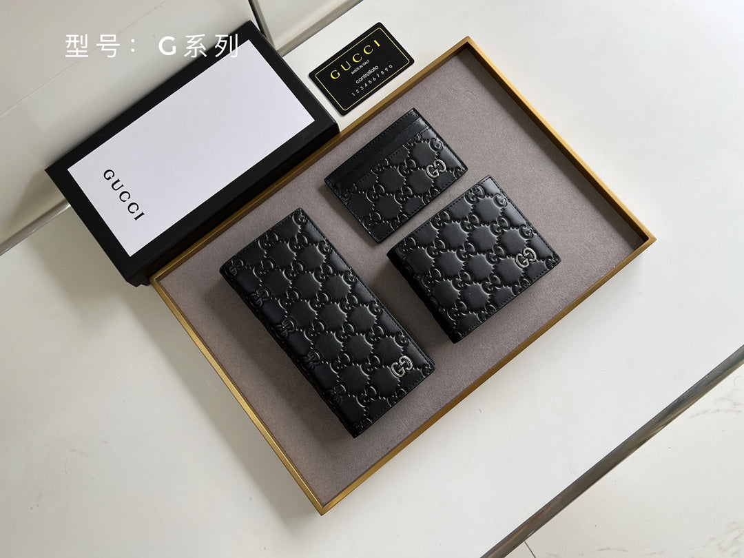 1XB382B  Fashionable leather wallets