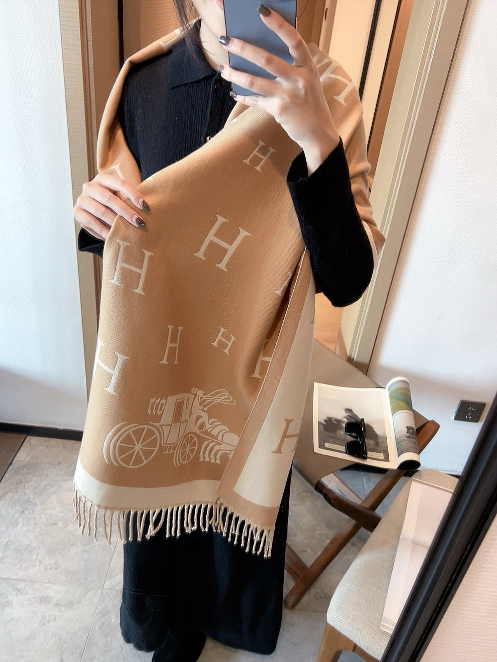 14H368W　Fashion scarves