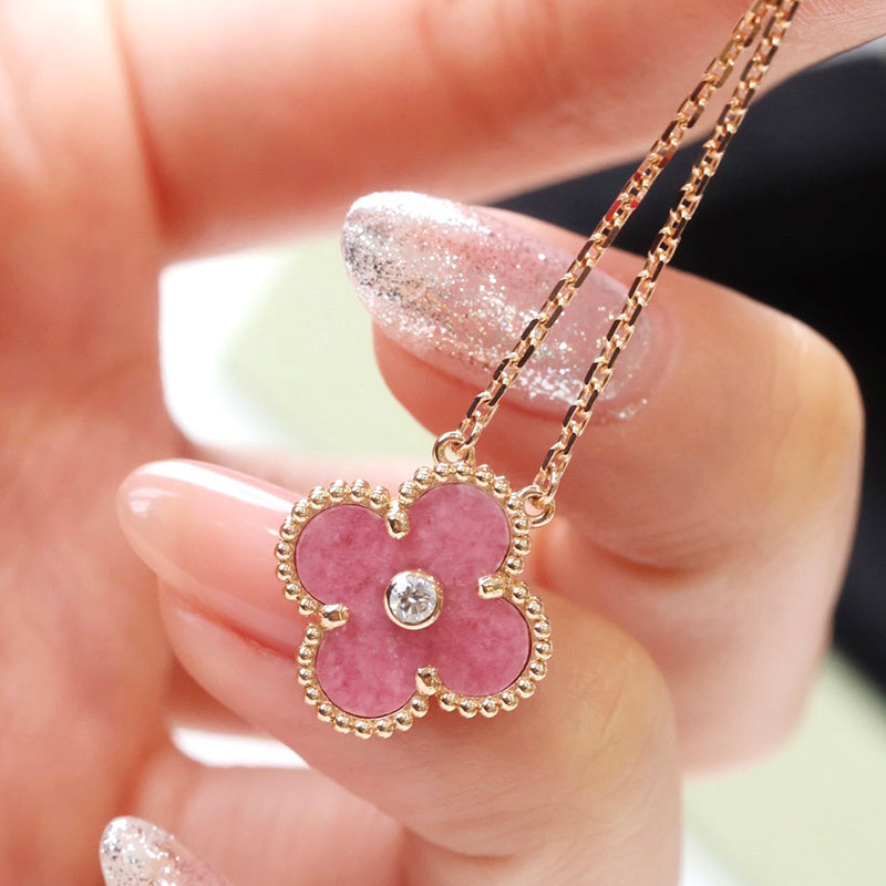 5XVA186X (High quality 1 flower necklace and ring)