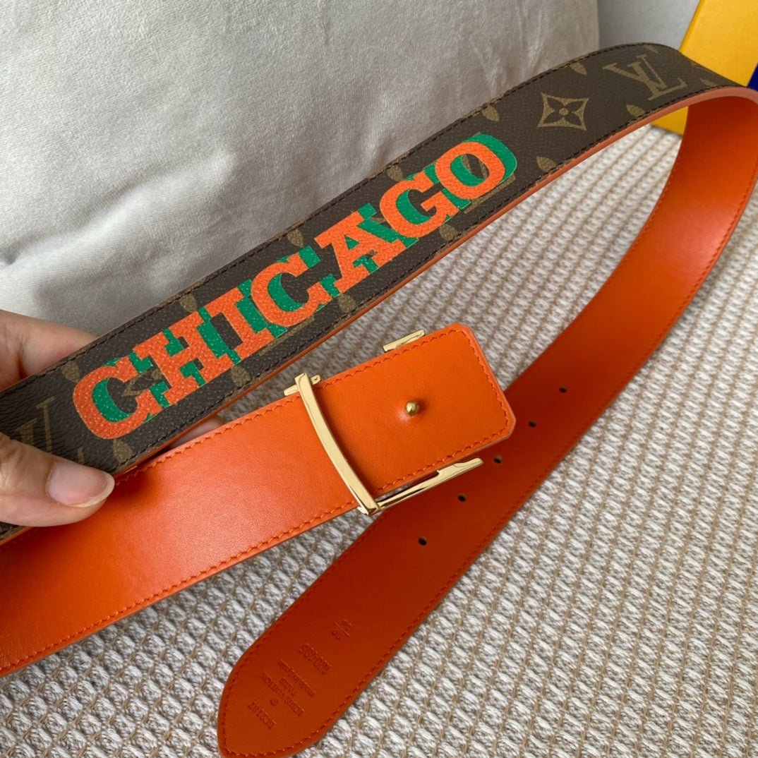 1: 1 High -quality head layer leather belt 1YE53P