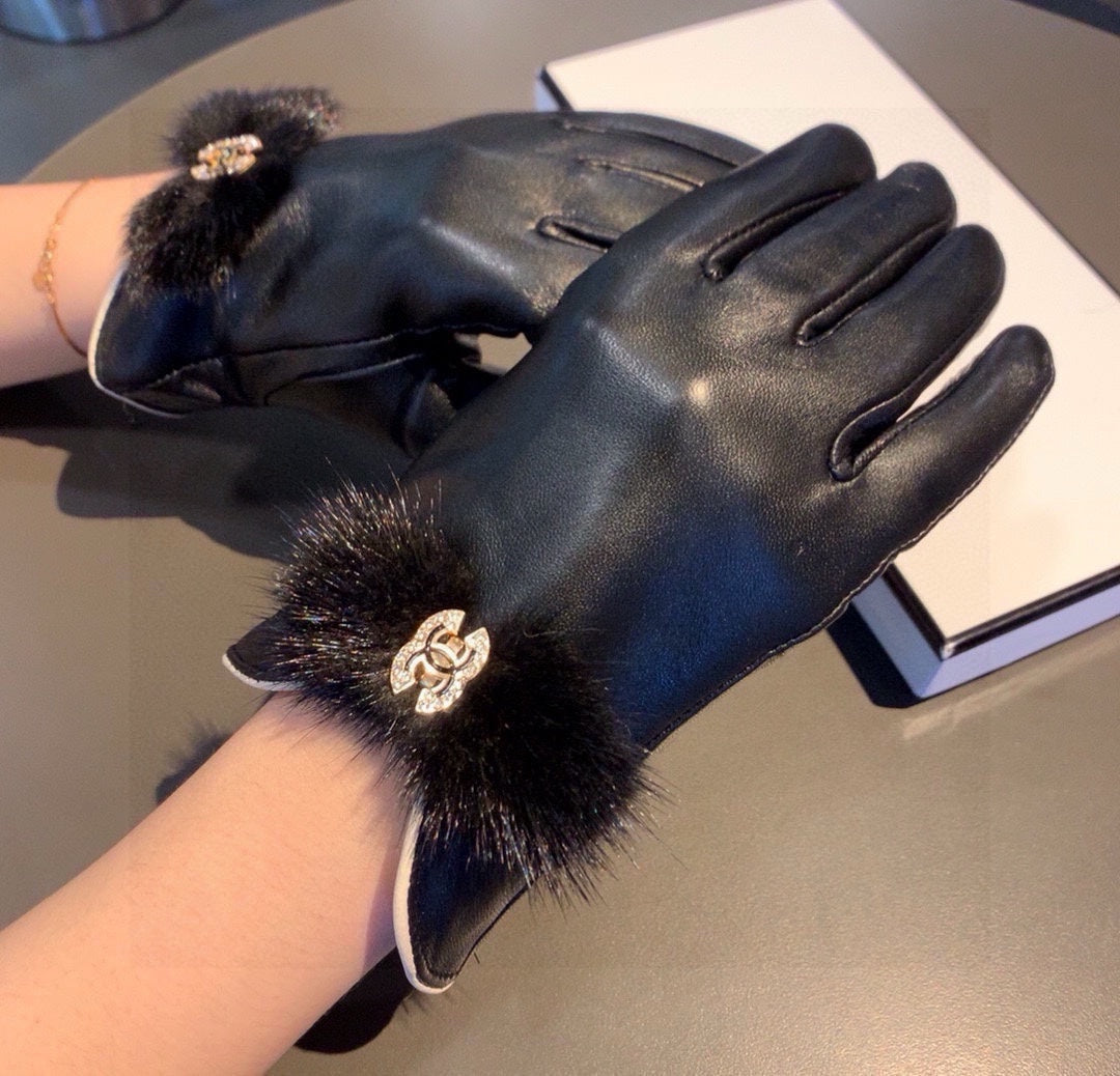 14C15S   High quality fashionable sheepskin gloves