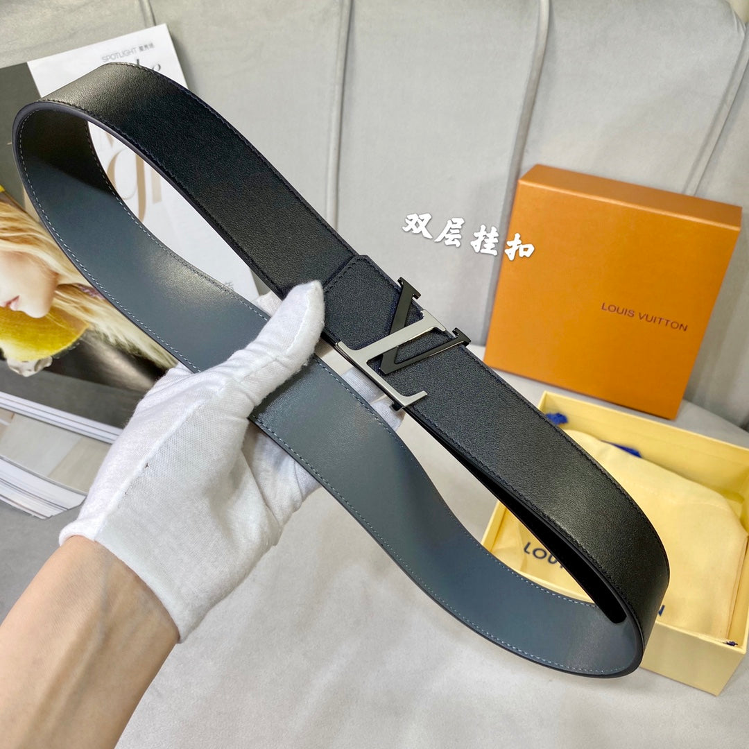 1YE65P  1: 1 High -quality cowhide double -sided belt