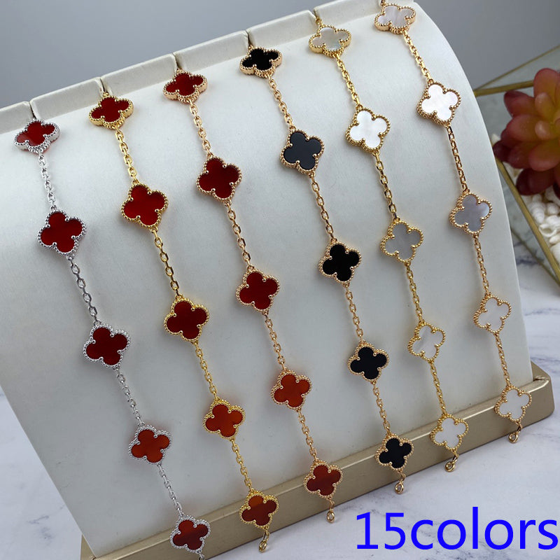 5XVA180K  (High quality bracelets 5 flowers normal size1.5cm flower)