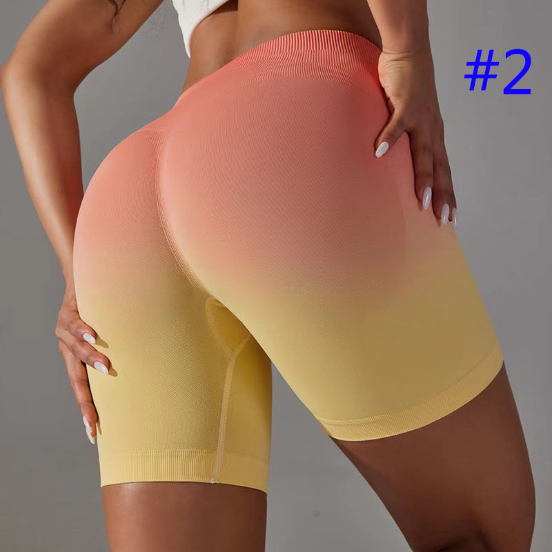 PXA43U Tight hip lift fitness pants yoga shorts