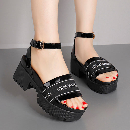 1:1 High quality leather sandals 2YE3Z