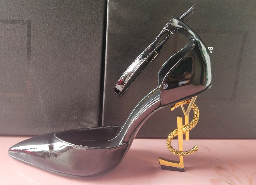 1: 1 High -quality leather high heels（patent leather） 2XSL158Z