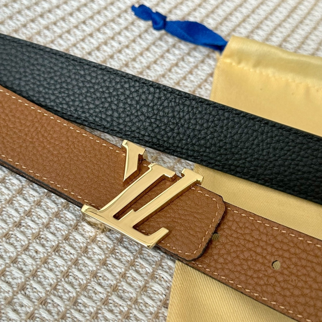 1YE72P  1: 1 High -quality cowhide double -sided belt