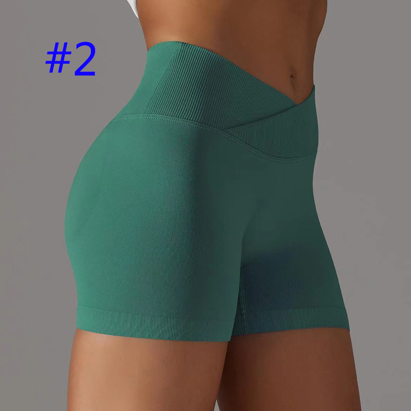 PXA35U Tight hip lift fitness pants yoga shorts