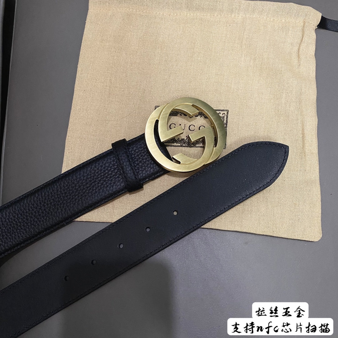 14B22P   (High quality leather belt With full package)