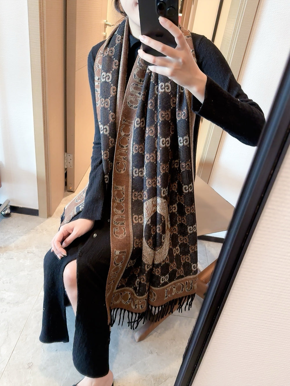 14B386W　Fashion scarves