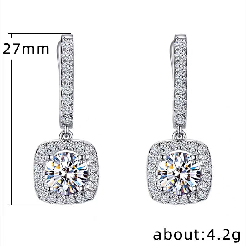 PYA49E Fashion Diamond Earrings High Quality Wedding Earrings