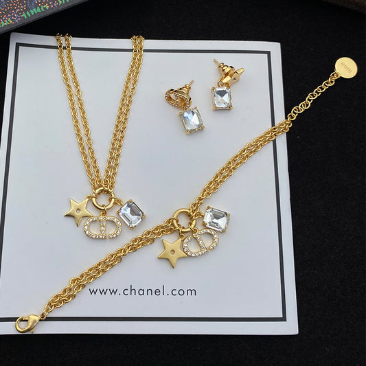 14D990X   Fashion Earrings Bracelets Necklaces