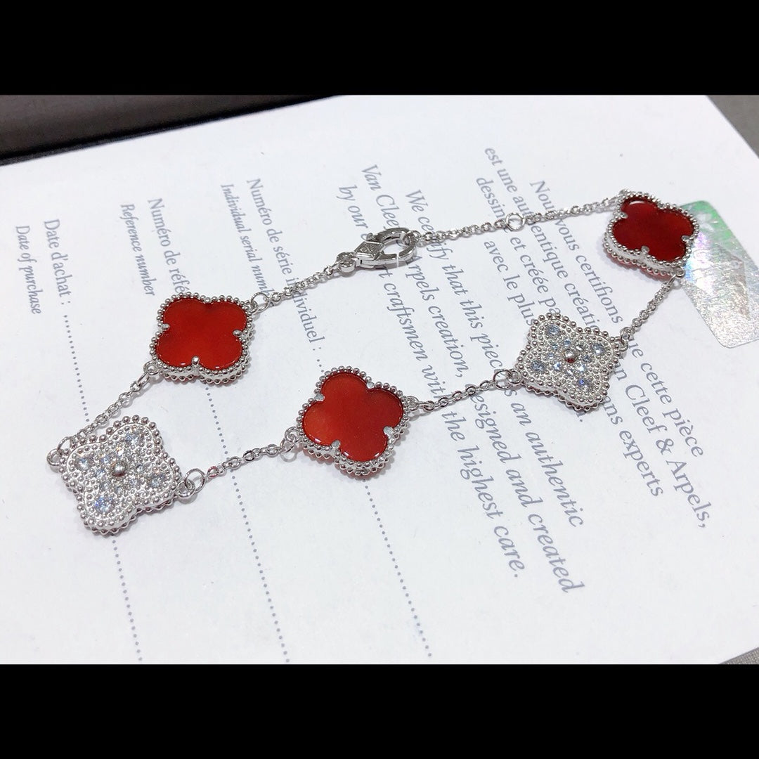 5XVA179K (High quality bracelets 5 flowers normal size1.5cm flower)