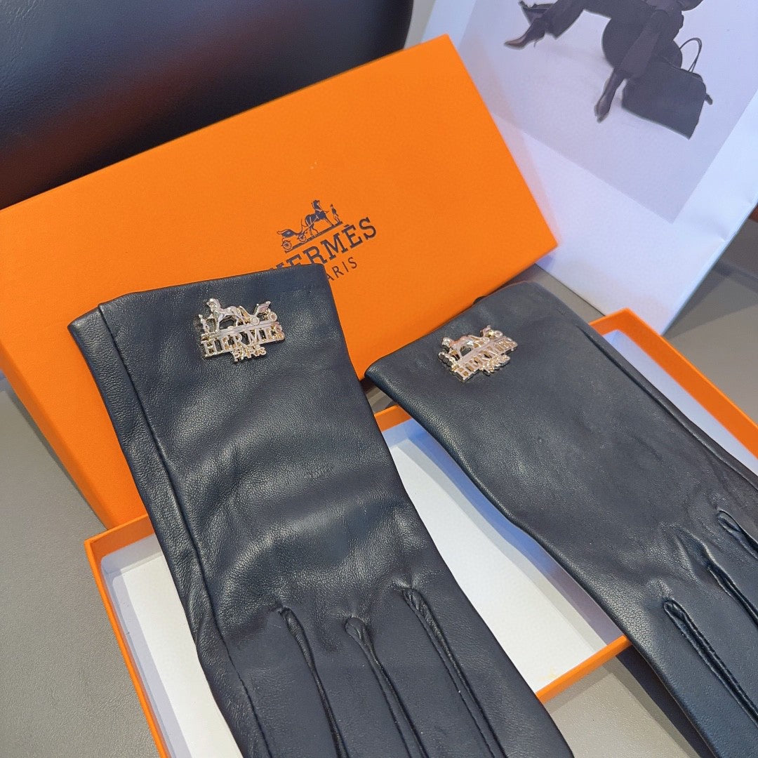 14H69S   High quality fashionable sheepskin gloves