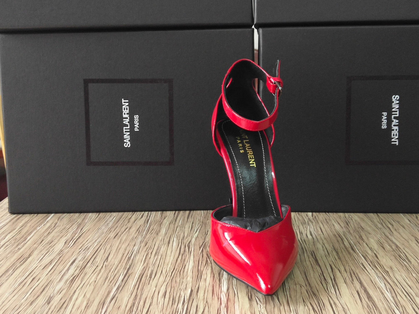 1: 1 High -quality leather high heels（patent leather） 2XSL155Z